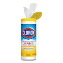 Clorox Disinfecting Wipes, 7X8, Fresh Scent/Citrus Blend, 35/Canister, 3/Pk, 5 Packs/Ct - CLO30112CT