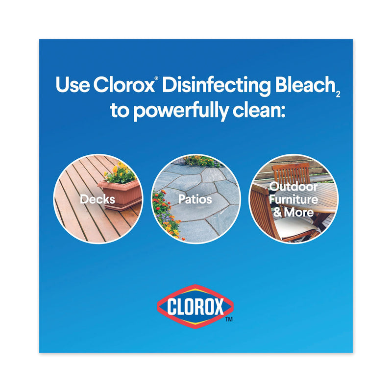 Clorox Regular Bleach With Cloromax Technology, 43 Oz Bottle, 6/Carton - CLO32260