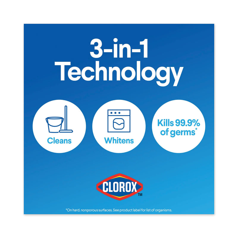 Clorox Regular Bleach With Cloromax Technology, 43 Oz Bottle, 6/Carton - CLO32260