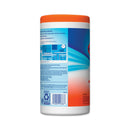 Clorox Disinfecting Wipes, 7 X 8, Orange Fusion, 75/Canister, 6 Canisters/Carton - CLO01686CT