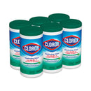 Clorox Disinfecting Wipes, Fresh Scent, 7 X 8, White, 75/Canister, 6 Canisters/Carton - CLO01656