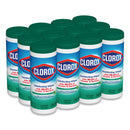Clorox Disinfecting Wipes, 7 X 8, Fresh Scent, 35/Canister, 12/Carton - CLO01593CT