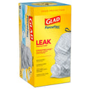 Glad Odorshield Tall Kitchen Drawstring Bags, 13 Gal, 0.78 Mil, 24" X 27.38", White, 240/Carton - CLO78361