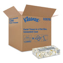 Kleenex White Facial Tissue, 2-Ply, 125 Sheets/Box, 12 Boxes/Carton - KCC03076