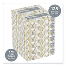 Kleenex White Facial Tissue, 2-Ply, 125 Sheets/Box, 12 Boxes/Carton - KCC03076