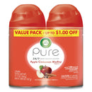 Air Wick Freshmatic Ultra Spray Refill, Apple Cinnamon Medley, Aerosol, 5.89 Oz, 2/Pack - RAC82680PK