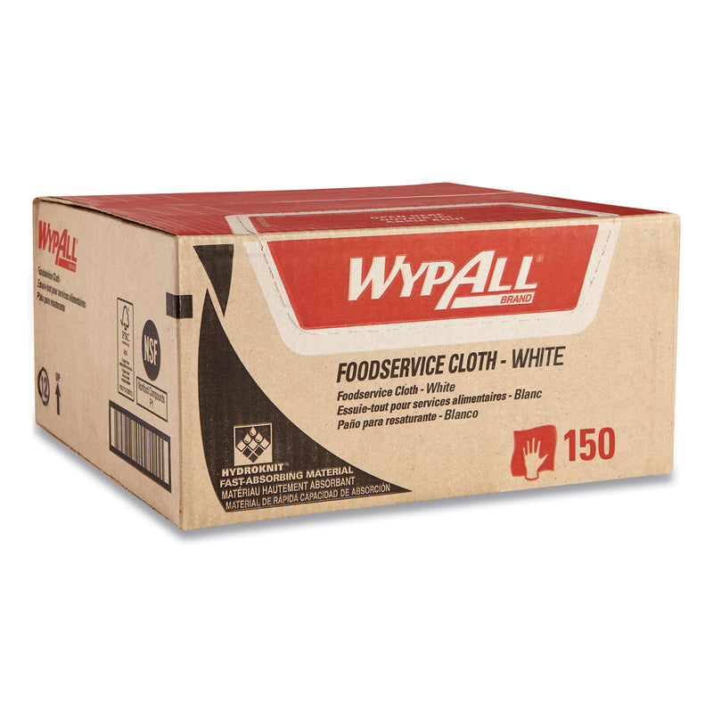 Wypall X80 Foodservice Towel, Kimfresh Antimicrobial Hydroknit, 12 1/2 X 23 1/2, 150/Ct - KCC06280