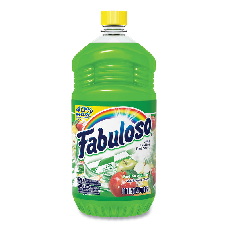 Fabuloso Multi-Use Cleaner, Passion Fruit Scent, 56 Oz, Bottle, 6/Carton - CPC53043