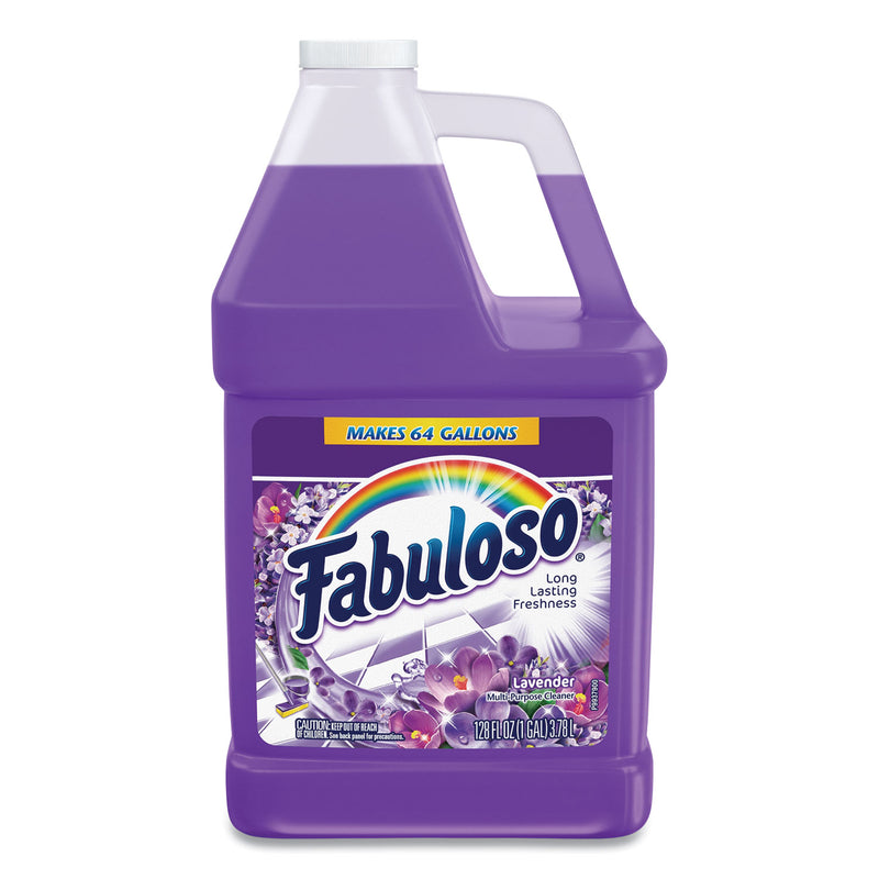Fabuloso Multi-Use Cleaner, Lavender Scent, 1 Gal Bottle, 4/Carton - CPC53058