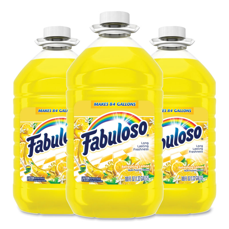 Fabuloso Multi-Use Cleaner, Lemon Scent, 169 Oz Bottle, 3/Carton - CPC96987