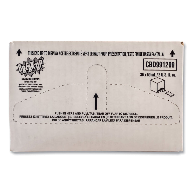 Break-Up Fryer Boil-Out, Ready To Use, 2 Oz Packet, 36/Carton - DVOCBD991209