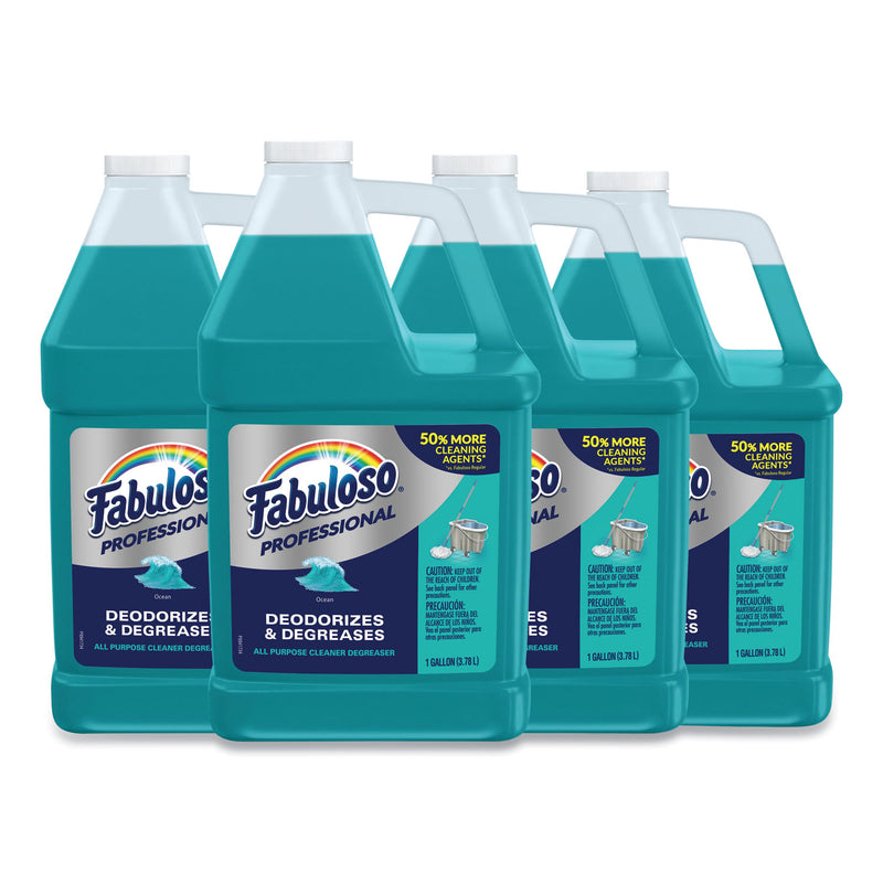 Fabuloso All-Purpose Cleaner, Ocean Cool Scent, 1Gal Bottle, 4/Carton - CPC05252