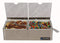 San Jamar Condiment Tray, (2) 1 Qt Insert - B4122INL