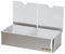 San Jamar Condiment Tray, (2) 1 Qt Insert - B4122INL