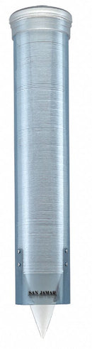 San Jamar Wall-Mount Cup Dispenser, Holds 4-1/2 to 12 oz Cups - C3260TBLGR