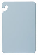 San Jamar Cutting Board, Co-Polymer, Blue, 12" Length, 18" Width, 1/2" Thickness - CB121812BLGR