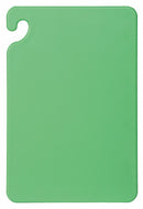 San Jamar Cutting Board, Co-Polymer, Green, 12" Length, 18" Width, 1/2" Thickness - CB121812GNGR