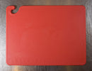 San Jamar Cutting Board, Co-Polymer, Red, 20" Length, 15" Width, 1/2" Thickness - CB152012RD