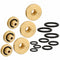 Mid-West Instrument Test Cock Adapter Kit, Includes: All Come with 3 Spare O-Rings, Contains Three 1/4 in NPT Quick Conn - 110617