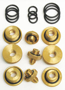 Mid-West Instrument Test Cock Adapter Kit, Includes: All Come with 3 Spare O-Rings, Contains Three 1/4 in NPT Quick Conn - 110617
