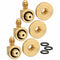 Mid-West Instrument Test Cock Adapter Kit, Includes: Contains Three 1/4 in NPT 90 Swivel Quick Connect ADPT x 1/4 in Fl - 110706