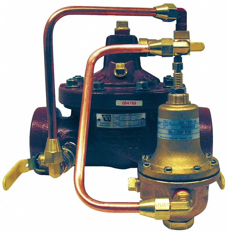 Watts Threaded Full Port Pressure Reducing Control Valve, 2 1/2 in Pipe Size - M115-2 1/2 TH