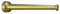 Moon American Industrial Fire Hose Nozzle, 1 in Inlet Size, NH Thread Type, Brass Bumper Color, Brass - 572-1021