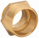 Moon American Fire Hose Adapter, Hex, Fitting Material Brass x Brass, Fitting Size 2-1/2 in x 3 in x 2-1/2 in - 358-3062521