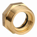 Moon American Fire Hose Adapter, Hex, Fitting Material Brass x Brass, Fitting Size 2 in x 1-1/2 in - 356-1522061