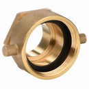 Moon American Fire Hose Adapter, Pin Lug, Fitting Material Brass x Brass, Fitting Size 3 in x 2-1/2 in - 363-2523061