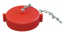 Moon American Hydrant Cap, Rocker Lug, Material Plastic, Breakable No, Red - 664-152
