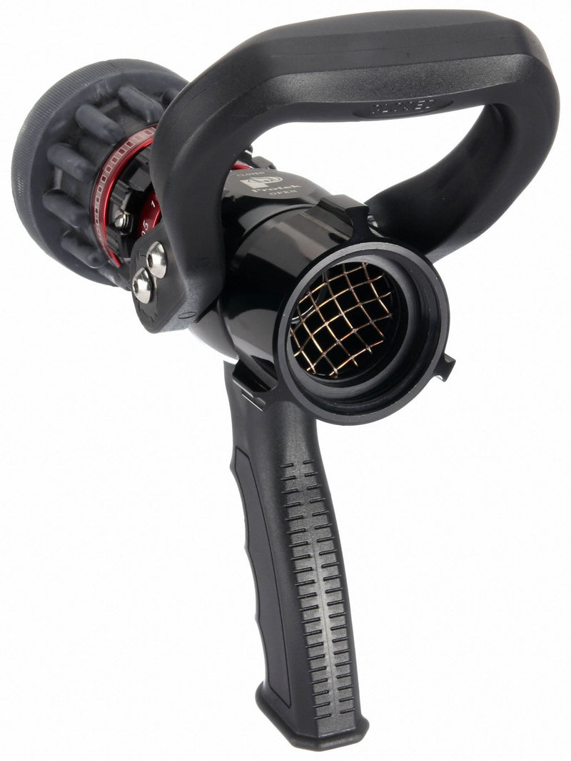 Moon American Fire Hose Nozzle, 1 1/2 in Inlet Size, NH Thread Type, 30