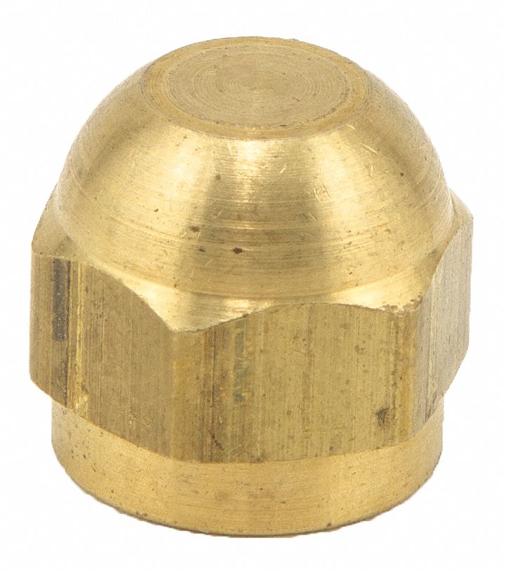 Watts Brass Cap, For Use With: Watts Series SAE-TC, 1/8 in SAE - SAE-TC Brass Cap 1/8 SAE
