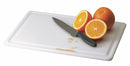 San Jamar Cutting Board, Co-Polymer, White, 18" Length, 24" Width, 1/2" Thickness - CB182412GVWHGR