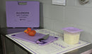 San Jamar Cutting Board, Co-Polymer, Purple, 12" Length, 18" Width, 1/2" Thickness - CBG121812PR