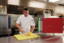 San Jamar Cutting Board, Co-Polymer, Red, 15" Length, 20" Width, 1/2" Thickness - CBG152012RD