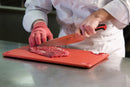 San Jamar Cutting Board, Co-Polymer, Red, 15" Length, 20" Width, 1/2" Thickness - CBG152012RD
