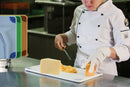 San Jamar Cutting Board, Co-Polymer, White, 12" Length, 18" Width, 1/2" Thickness - CBG121812WHGR
