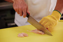 San Jamar Cutting Board, Co-Polymer, Yellow, 15" Length, 20" Width, 1/2" Thickness - CBG152012YL