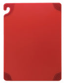 San Jamar Cutting Board, Co-Polymer, Red, 15" Length, 20" Width, 1/2" Thickness - CBG152012RD