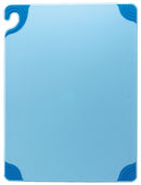 San Jamar Cutting Board, Co-Polymer, Blue, 18" Length, 24" Width, 1/2" Thickness - CBG182412BL
