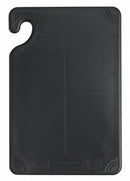 San Jamar Cutting Board, Co-Polymer, Black, 6" Length, 9" Width, 3/8" Thickness - CBG6938BK