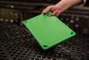 San Jamar Cutting Board, Co-Polymer, Green, 6" Length, 9" Width, 3/8" Thickness - CBG6938GNGR