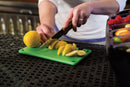 San Jamar Cutting Board, Co-Polymer, Green, 6" Length, 9" Width, 3/8" Thickness - CBG6938GNGR