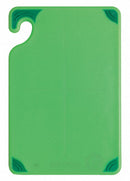 San Jamar Cutting Board, Co-Polymer, Green, 6" Length, 9" Width, 3/8" Thickness - CBG6938GNGR