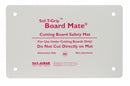 San Jamar Cutting Board Mat, Rubber, White, 10" Length, 16" Width, 1/8" Thickness - CBM1016GR