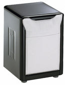 San Jamar Countertop-Mount Low Fold Napkin Dispenser, 150 Capacity, Black - H985BK