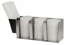 San Jamar Countertop-Mount Lid Dispenser, Holds Adjustable Lids - L1014