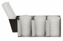 San Jamar Countertop-Mount Lid Dispenser, Holds Adjustable Lids - L1014