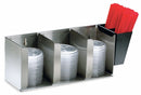 San Jamar Countertop-Mount Lid Dispenser, Holds Adjustable Lids - L1014